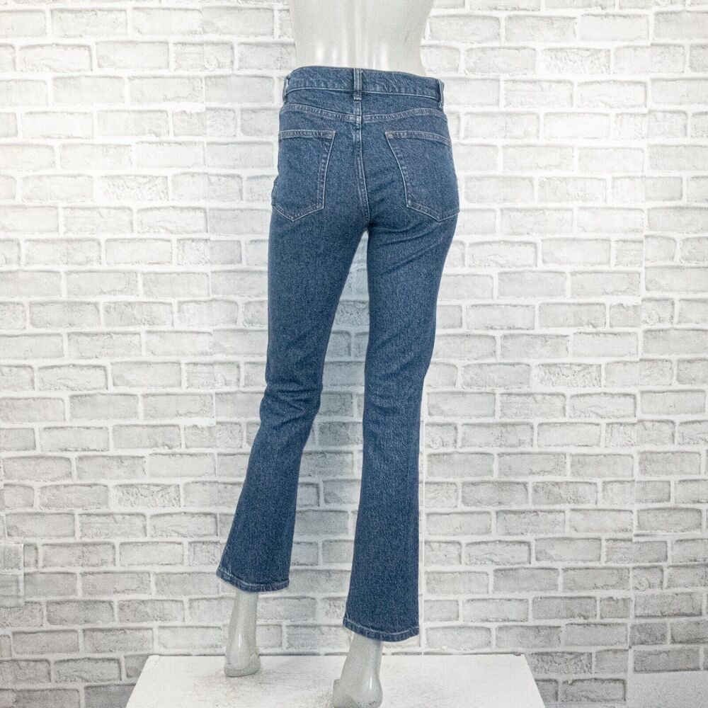 Reformation Women's Lisa High Rise Straight Leg Denim Jeans blue wash sz 26 - Picture 3 of 10